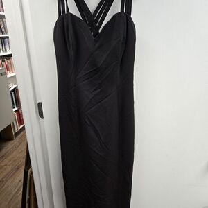 Cache Black Strappy Dress